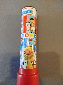 Vintage 1968 Green Monk "The Magic Roundabout" Tinplate Kaleidoscope | BBC / Serge Danot