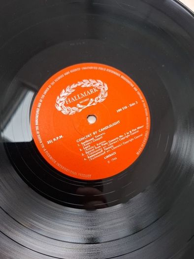 Liberace plays concert by candlelight Vinyl LP From 1966