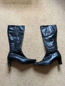 Gabor black leather boots