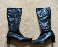 Gabor black leather boots
