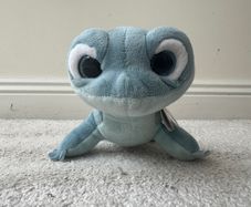 TY Frozen 2 Plush Sparkle BRUNI The Fire Spirit Salamander NOT Working Damaged eyes Used  Please look at the pictures