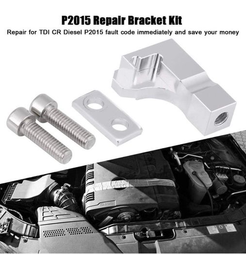 Intake Manifold Repair Bracket Kit, P2015 Repair Bracket Kit for Seat, 2.0 TDI, CR Inlet Aluminium Manifold 03L129711E