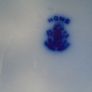 Antique Petrus Regout Blue Flow Ware Kong Pattern Plate Image 9