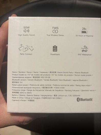 xiaomi sound party bluetooth speaker