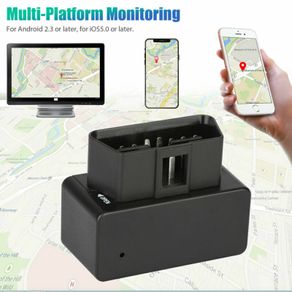Mini OBD2 Voice Monitor GPS Tracker Car Van Camper TruckGSM Vehicle Tracking Device gps locator Software APP IOS Andriod No OBD2 scan detection