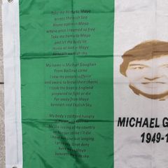 Michael Gaughan Irish Republican hunger striker flag. Take me home to Mayo.