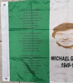 Michael Gaughan Irish Republican hunger striker flag. Take me home to Mayo.