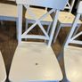 IKEA White Dining Chairs Image 3