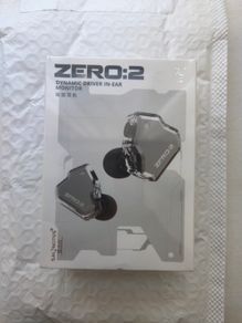 NEW SEALED 7hz x Crinacle Zero: 2 Silver IEMs / Earphones 3.5mm with MIC