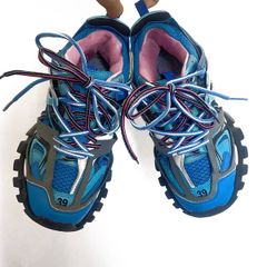 Balenciaga Track Shoes (Blue/Pink/Grey) Size 39
