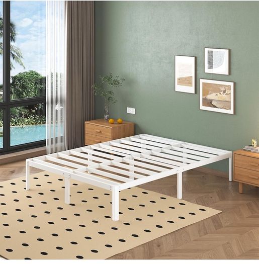 King Size Bed Frame 30.5 cm High with Rounded Corner Legs