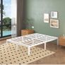 King Size Bed Frame 30.5 cm High with Rounded Corner Legs Image 3