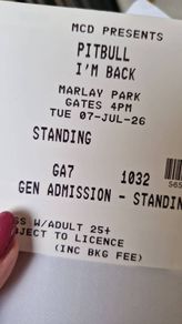 Pitbull tickets