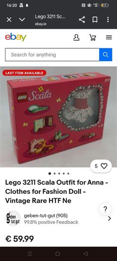 Vintage LEGO 3211 Scala