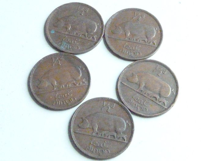 Irish halfpennies