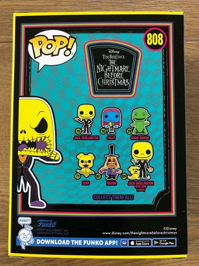 Funko The Nightmare Before Christmas Blacklight Bundle (8 Pops!)
