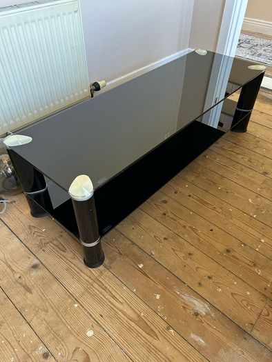Glass TV Stand/Side Table