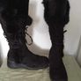 Knee High Black Boots Image 6