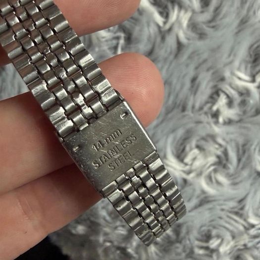 Cluse La Tetragone rectangular 14 mm Two-Tone Watch