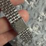 Cluse La Tetragone rectangular 14 mm Two-Tone Watch Image 3