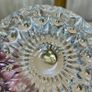 Vintage Brass Floor Standing Ashtray with Glass - Mid Century - Pedestal Image 5