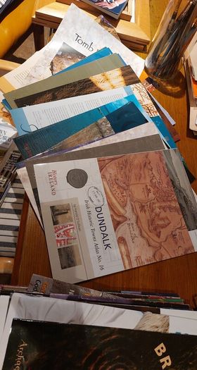14 Archaeology Ireland magazines, 12 Archaeology  Ireland guides, 2 Archaeology NRA