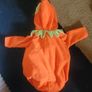 Free Holloween Pjmpkin Costume age 3 to 6 months Image 2