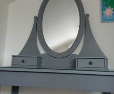 Hemnes Vanity Desk and Mirror