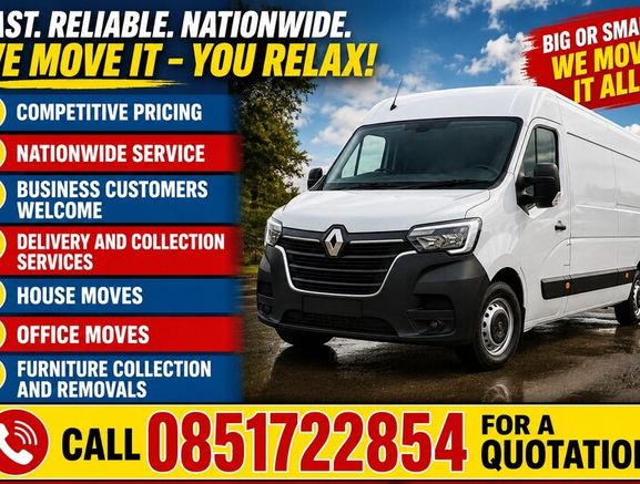 man with a van/ nationwide courier service