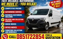 man with a van/ nationwide courier service