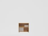 Open Bookcase Desk High (725mm) -  2 Levels