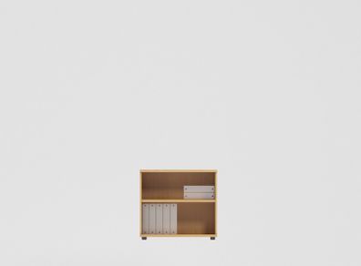 Open Bookcase Desk High (725mm) -  2 Levels