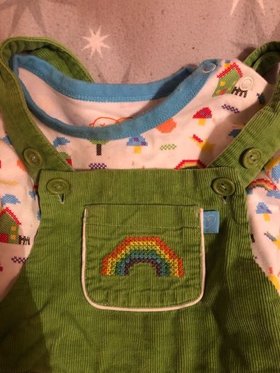 Little Bird dungarees and top