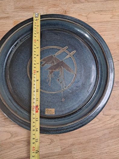 Louis Mulcahy handmade pottery plate