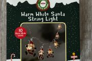 Christmas Santas Savers 10 LED Warm White Santa String Light