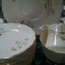 China Bread/Cake Plate +Serving Plates + Jug and Sugar Bowl Image 3
