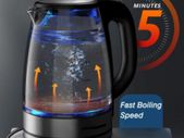 Electric Kettle Variable Temperature 2.0L Glass for Tea Coffee Keep Warm Function Boil-Dry Protection