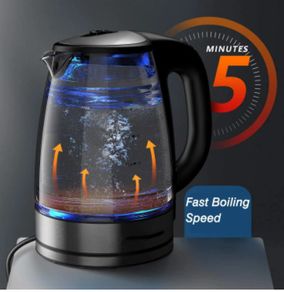 Electric Kettle Variable Temperature 2.0L Glass for Tea Coffee Keep Warm Function Boil-Dry Protection