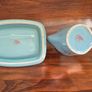 Vintage 1960s Johnnie Walker Wade Regicor Set Duck Egg Blue Image 6