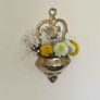 Vintage Brass Holy Water Font Wall Hanging Religious Home Decor Image 5