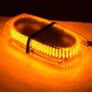 240 LED Car Van Magnetic Magnet SUV Truck Roof Top Emergency Hazard Warning Flash Strobe Light Yellow Amber Image 2