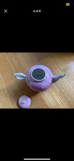Victorian Porcelain Souvenir Teapot