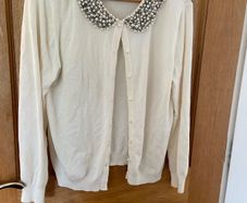 Pretty pearl cardigan size 16
