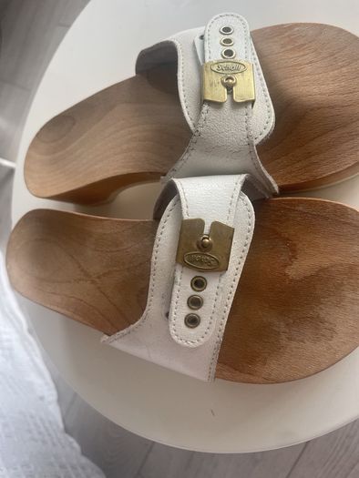 Vintage Dr Scholls Wooden Sandals