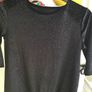 Ladies black velvet sparkly top. Size 8. Image 3