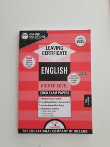 English higher level exam papers 2025 Edco
