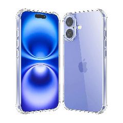 For Apple iPhone 16 Shockproof Transparent Gel Case