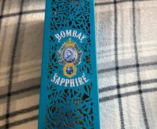 Empty Bombay Sapphire metal presentation box