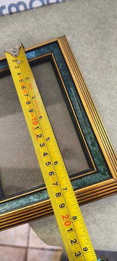 Faux blue marble rectangular resin frame with glass Victorian style for photo picture tabletop wall hanging antique style marbled gold gilt 4 x 6  inches