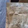 Victorion oak stationary tambour roll top box 1890 Image 7